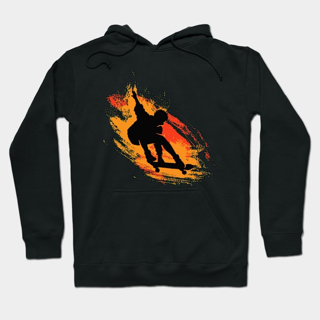 Skate - Skater Tshirt Hoodie by ddtk